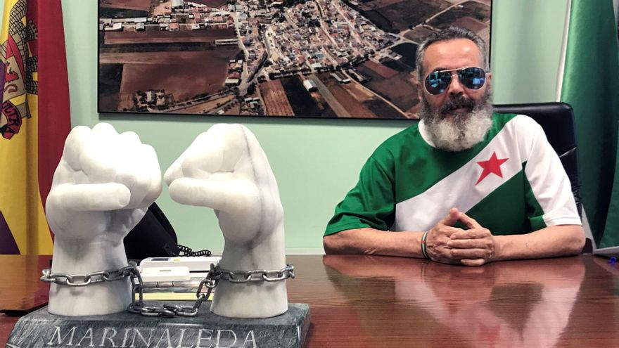 Imagen de archivo de Juan Manuel Sánchez Gordillo, alcalde de Marinaleda (Sevilla). EFE/ Fermín Cabanillas