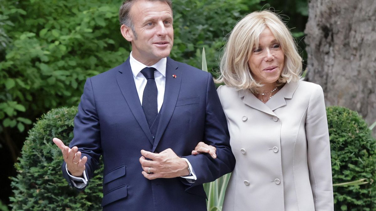 Emmanuel y Brigitte Macron