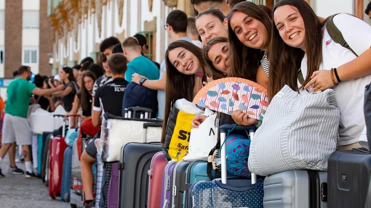 Jóvenes participantes.