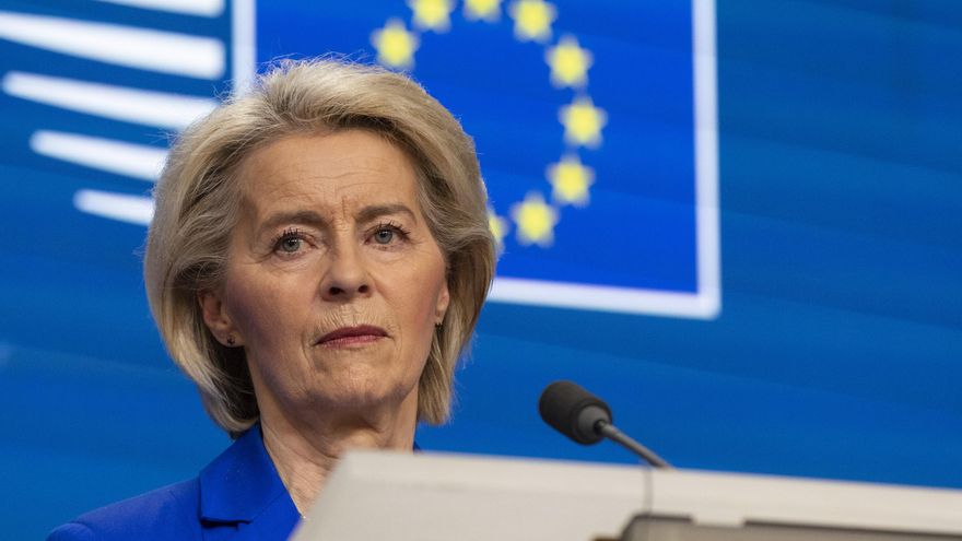 La presidenta de la Comisión Europea, Ursula von der Leyen.