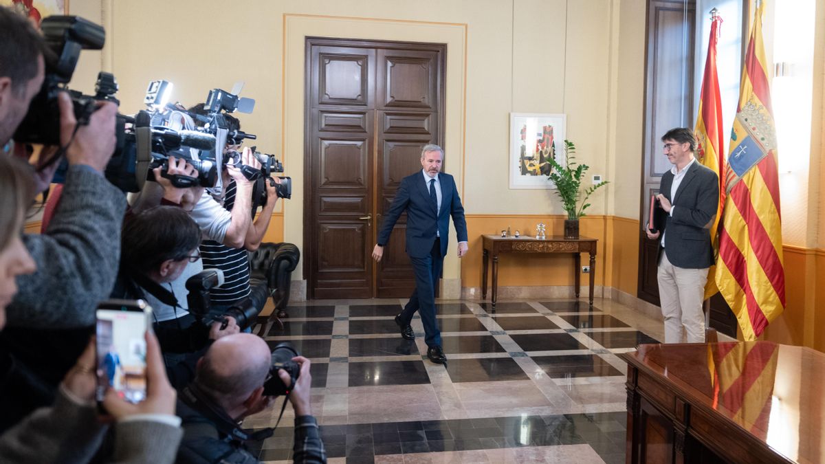 Azcón pone fin a un mandato marcado por la parálisis legislativa, los centros de datos y la contestación ciudadana