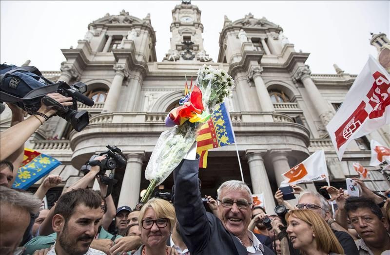 Joan Ribó, de Compromís, nuevo alcalde de Valencia