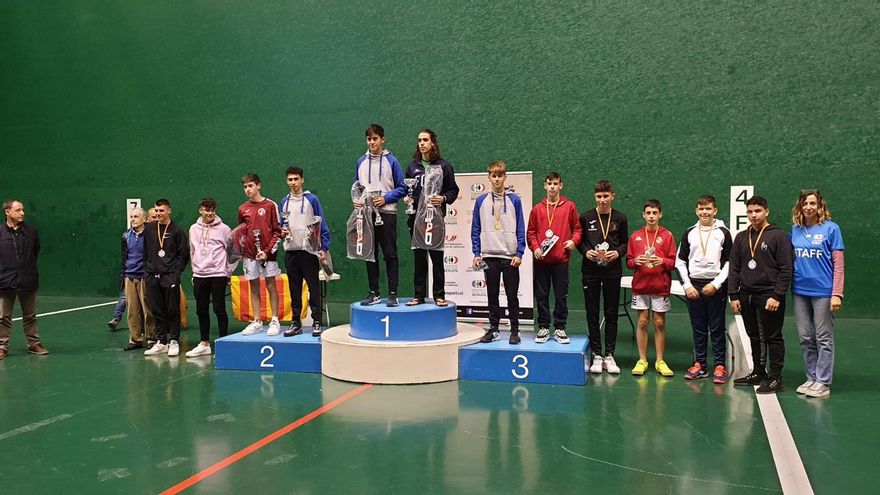 Victoria de Samuel Morales en el segundo Open Nacional Escolar de frontenis