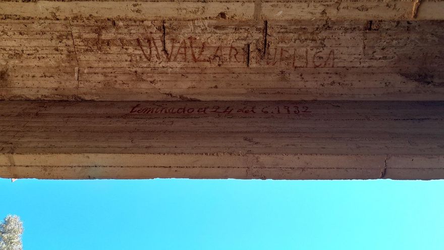 Detalle de la pintada