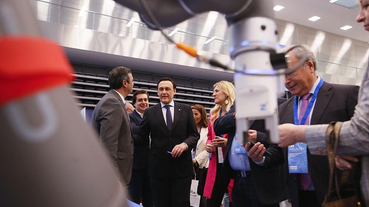 José Carlos Gómez Villamandos en la inauguración de On Industry