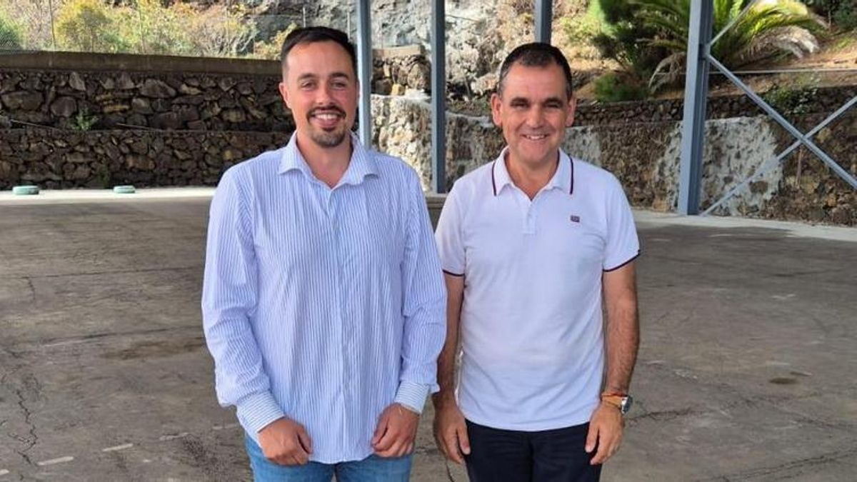 El Ayuntamiento de Villa de Mazo mejora la cancha polideportiva del CEIP Princesa Arecida