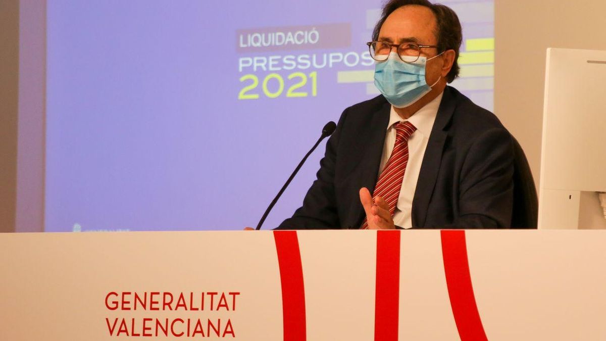 El conseller de Hacienda, Vicent Soler, presenta la liquidación del presupuesto 2021.