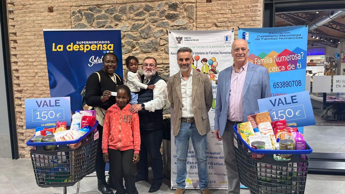 La Despensa Supermercados y Ecofamilia renuevan acuerdo con la Asociación Provincial Toledana de Familias Numerosas