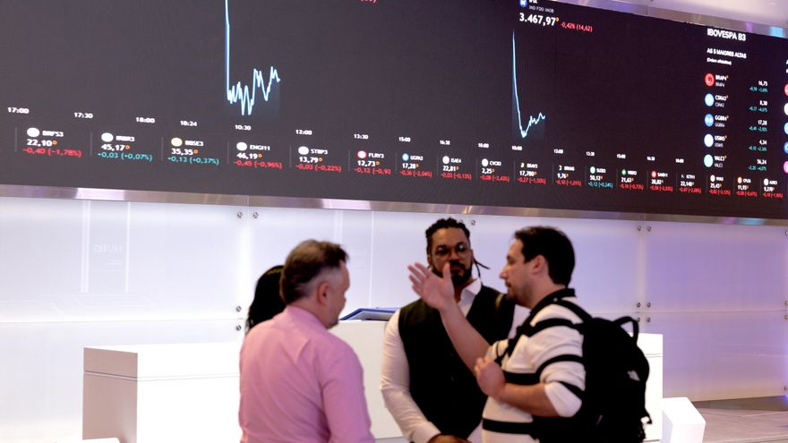 Las pérdidas en la bolsa de São Paulo se moderan a media jornada tras amenazas de Trump