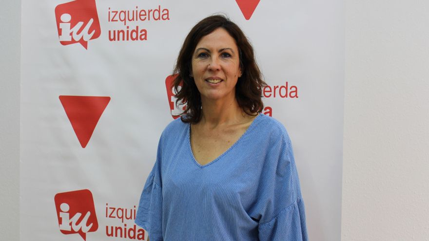 Imagen de la secretaria federal de Organización de IU, Eva García Sempere.