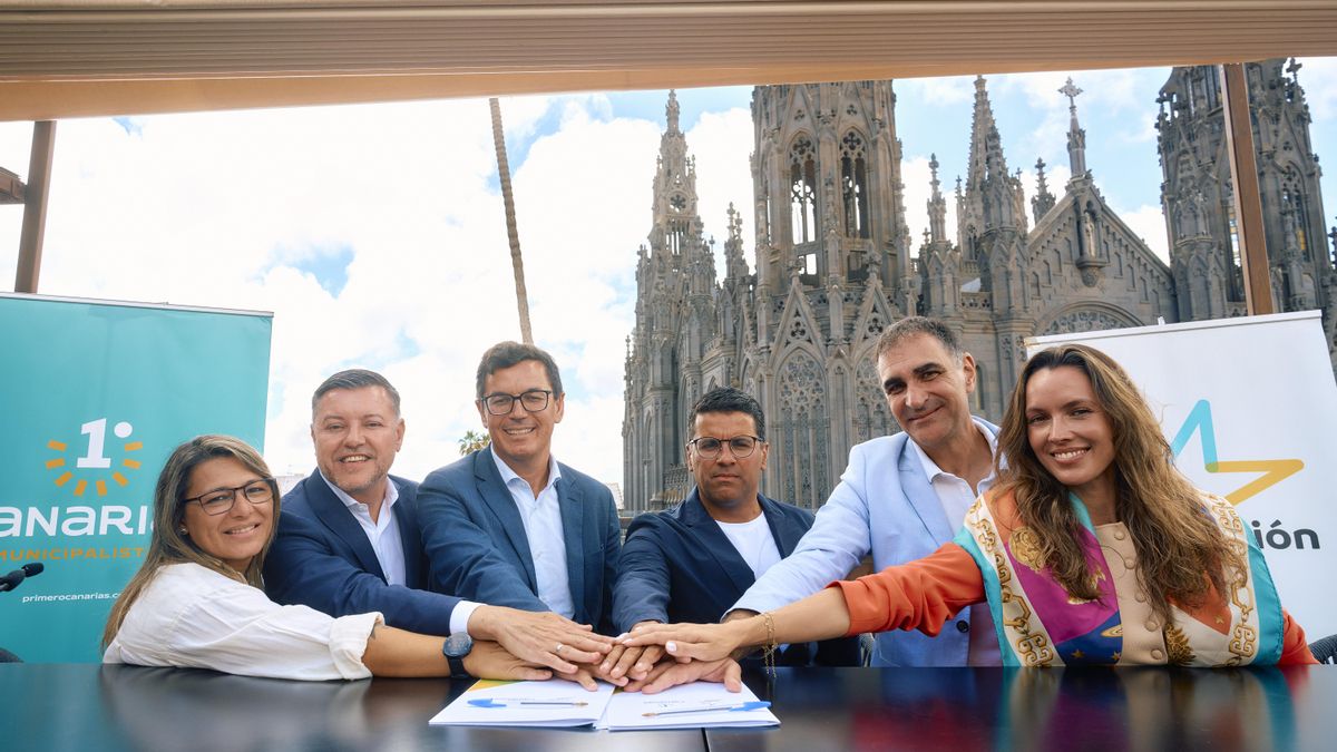 CC y el partido de Teodoro Sosa sellan en Arucas una alianza que replicarán en las generales y que ya avanzan en otros municipios