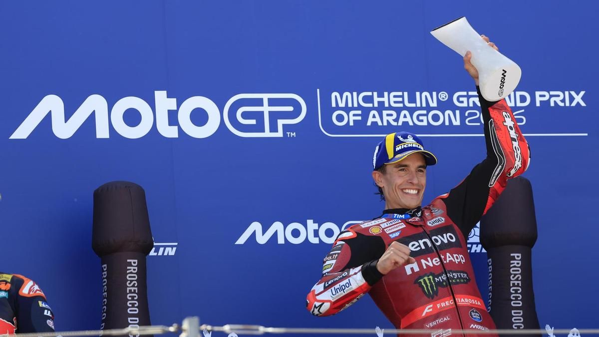 Marc Márquez confirma su candidatura al Mundial tras el GP de Aragón de MotoGP: "Pueden pasar muchas cosas