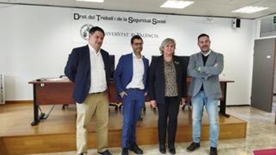 Jornada sobre salud mental en el entorno laboral organizada por la Cátedra de Economía Colaborativa de la UV.