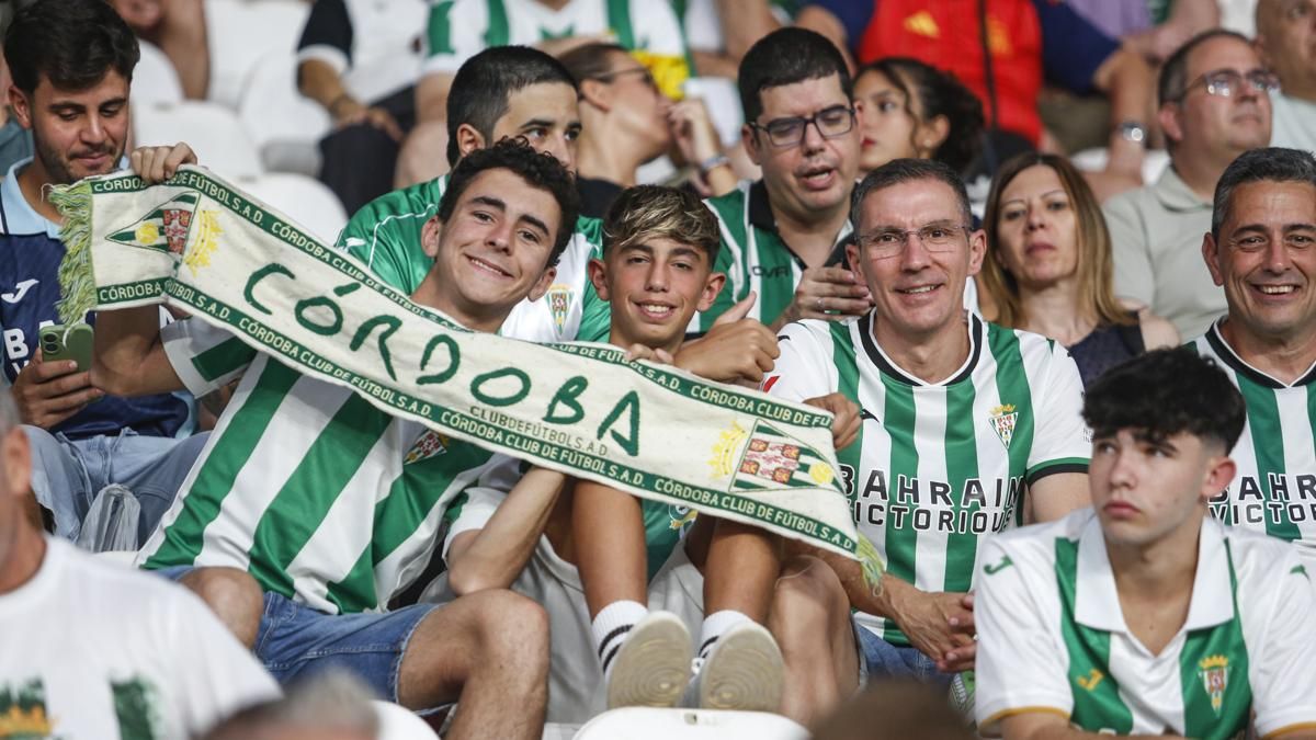 Grada Blanquiverde del Córdoba CF - UD Almería