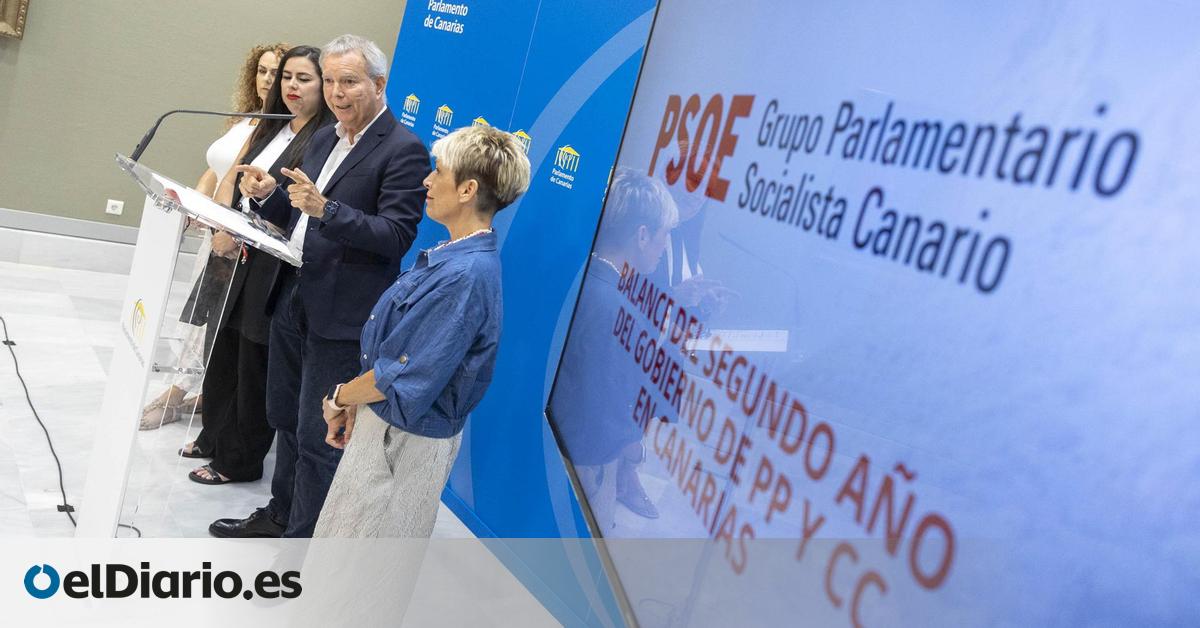El PSOE de Canarias describe a Fernando Clavijo (CC) como  el presidente más débil de la etapa autonómica 