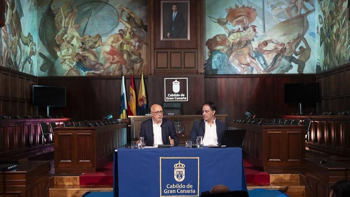 Antonio Morales y Francisco García Saleh, en la presentación del libro.
