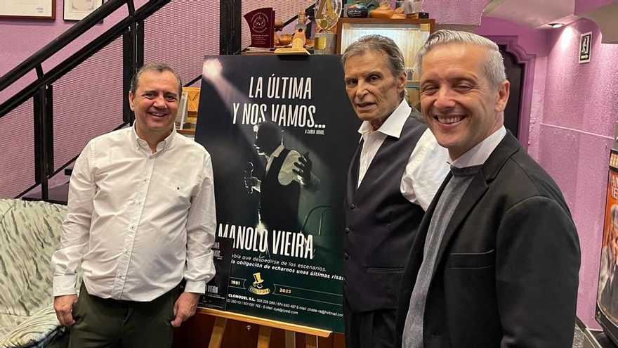 Santi Falcón, Manolo Vieira y Victor Santana