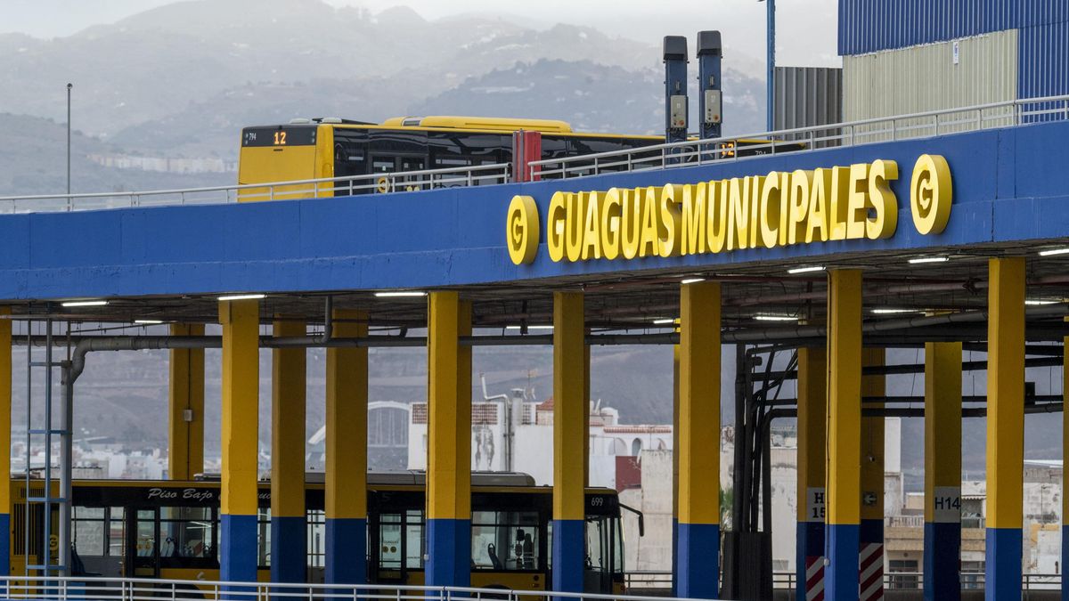 Imagen de archivo de las cocheras de Guaguas Municipales.