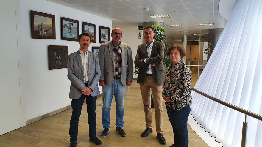 Reunión días atrás entre la Dirección General de Sostenibilidad de la Junta y directivos de Confederación Tajo, en Madrid