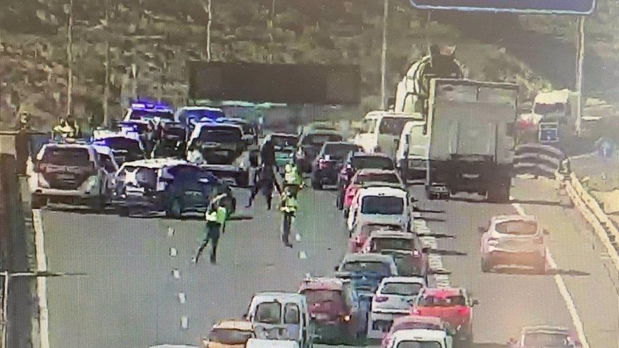 Accidente este lunes a la altura de Telde