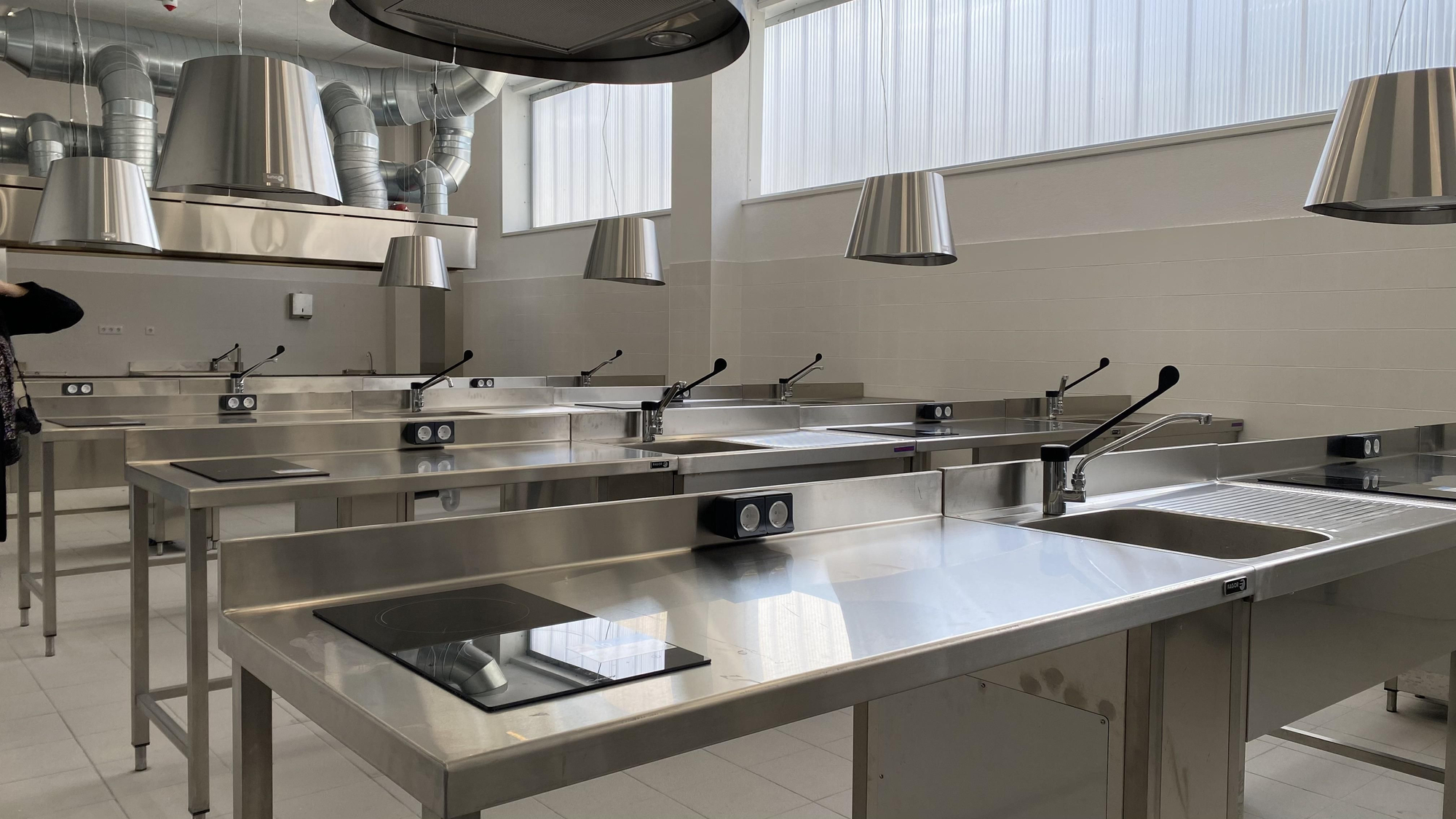 Zona de formación culinaria para las personas presas