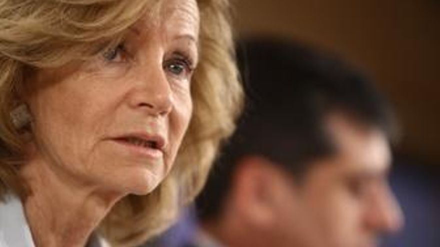 La exvicepresidenta del Gobierno Elena Salgado.