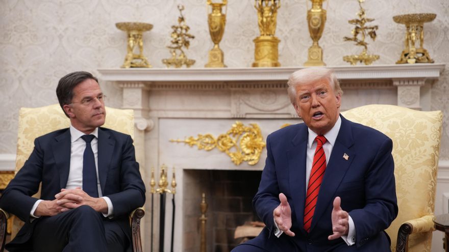 Trump amenaza a Putin con "aranceles secundarios del 100%" si no pacta con Ucrania en 50 días y anuncia el envío de armas pagadas por Europa