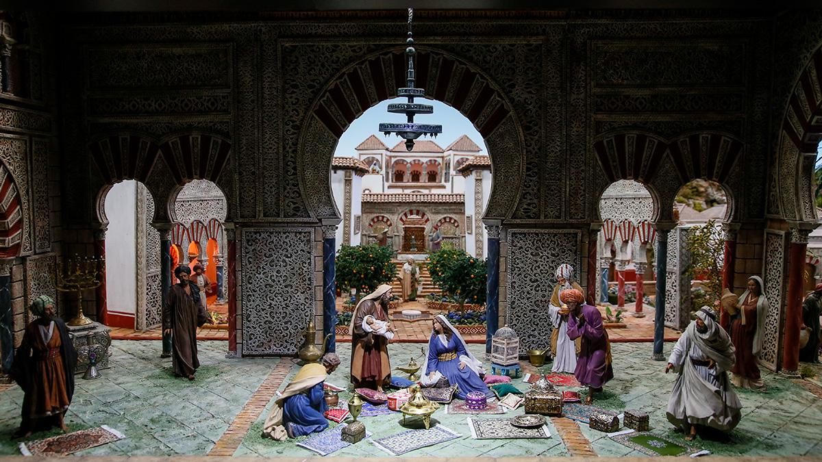 Inauguración del Belen de Cajasol