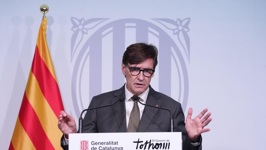 Archivo - El presidente de la Generalitat, Salvador Illa