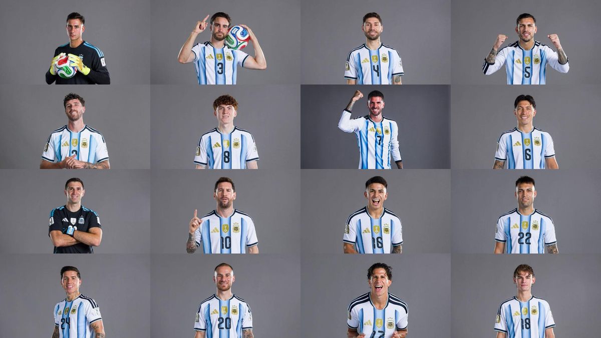 Fotos oficiales de la Selección Argentina para el Mundial 2026