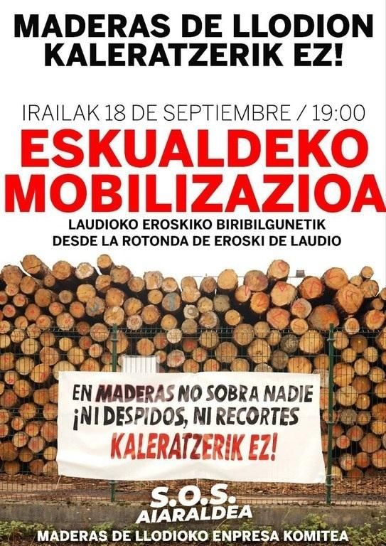 Un cartel llama a más movilizaciones el jueves