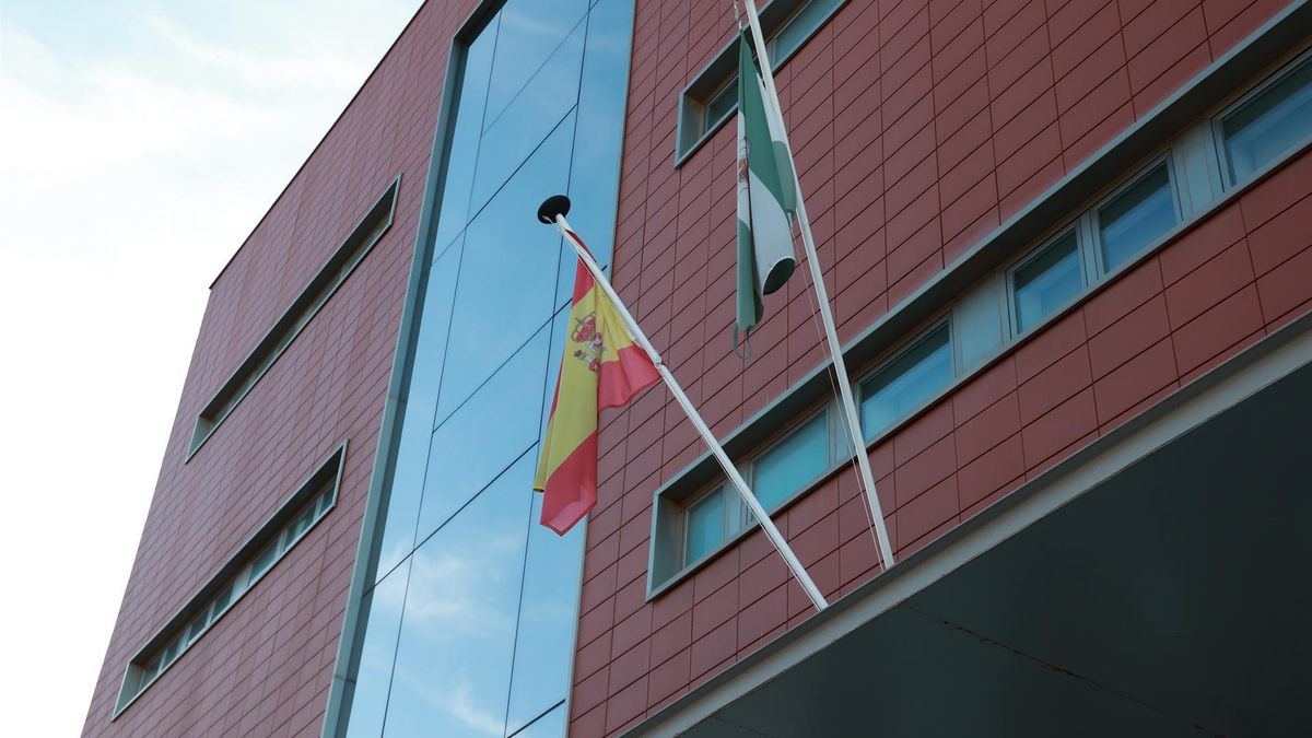Imagen de la fachada del juzgado de Montoro (Córdoba) que asume la investigación de la causa del accidente ferroviario ocurrido en la localidad cordobesa de Adamuz