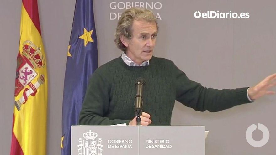 Fernando Simón en rueda de prensa.