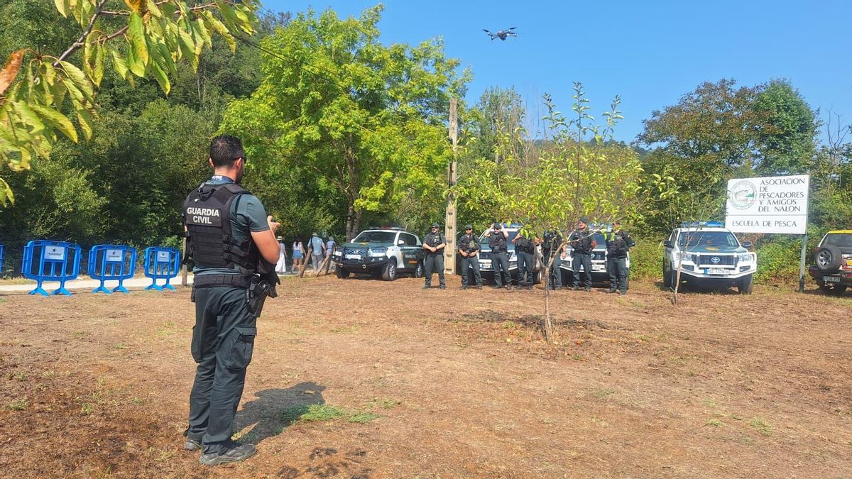 La Guardia Civil de Asturias se ha volcado el fin de semana en el dispositivo de seguridad.