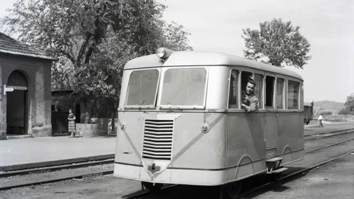Conocidos como “cochinillas”, estos pequeños automotores ayudaban a inspeccionar las vías de los trenes de los años 50