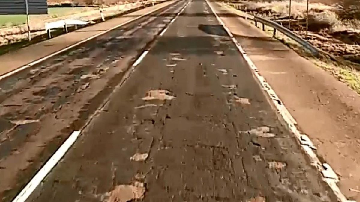 La carretera N-630 está hecha una pena y Cendón y el Ministro Puente pasan de todo