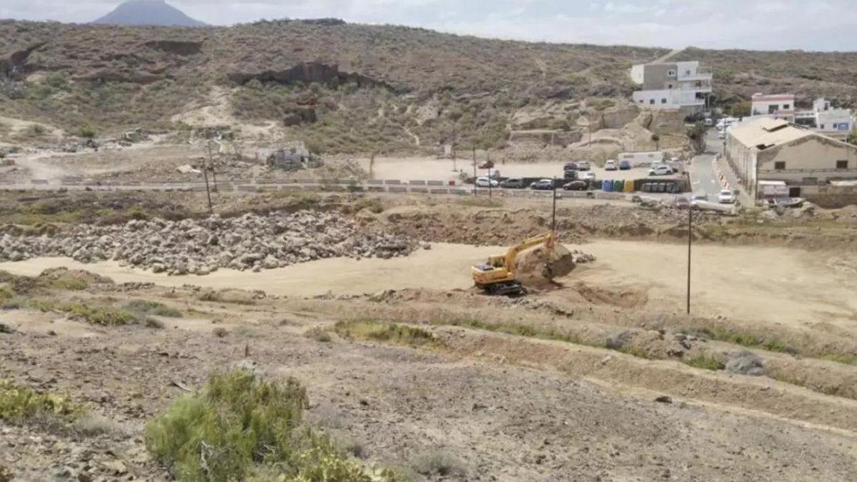 Obras de Cuna del Alma, en el Puertito de Adeje, el 6 de junio de 2025 Cedida