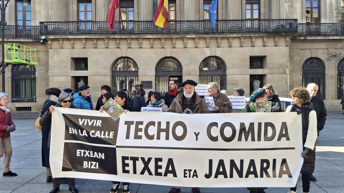 Cerca de 200 personas viven en la calle en Pamplona, la mayoría migrantes: "Quieren trabajar y la ley de Extranjería lo impide"