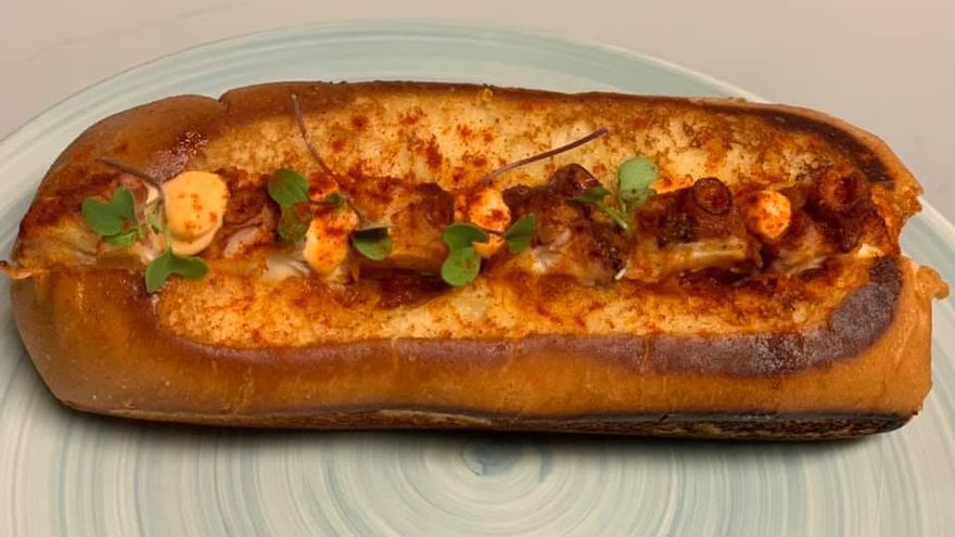 Bocadillo de Pulpo de Deliciosa Marta