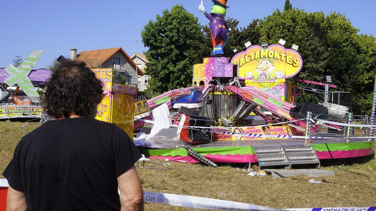 El juez cierra la instrucción del accidente mortal en una atracción de feria en Vigo imputando al dueño y a una concejala