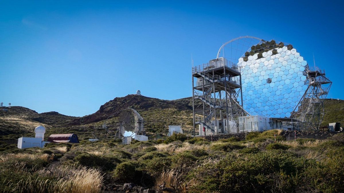 Telescopios del Observatorio del Roque de Los Muchachos, en las cumbres de la Villa de Garafía.
