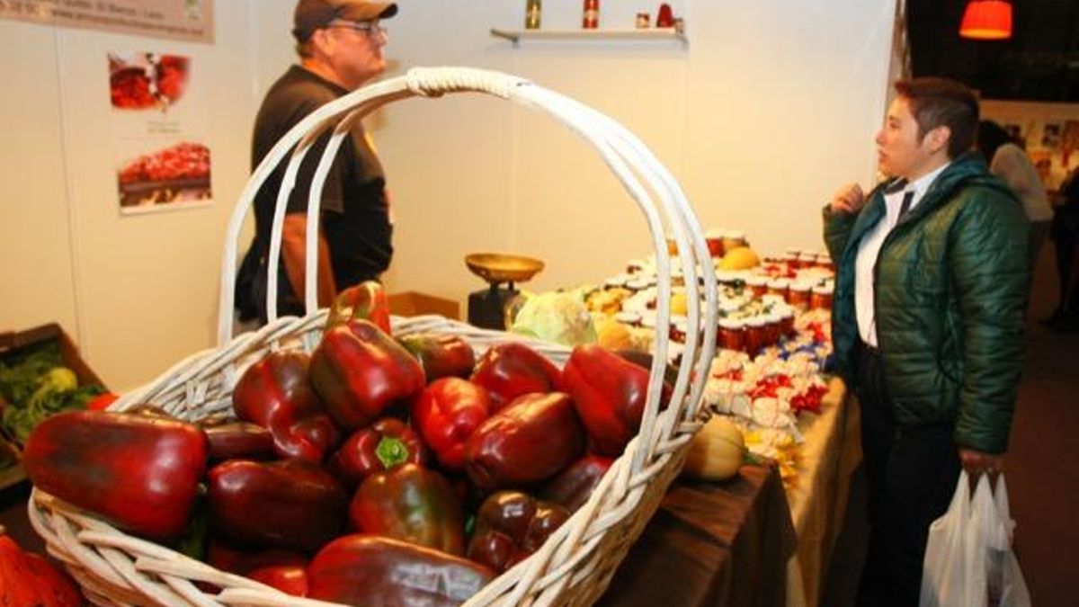 Feria del Pimiento en Carracedelo, en una imagen de archivo.