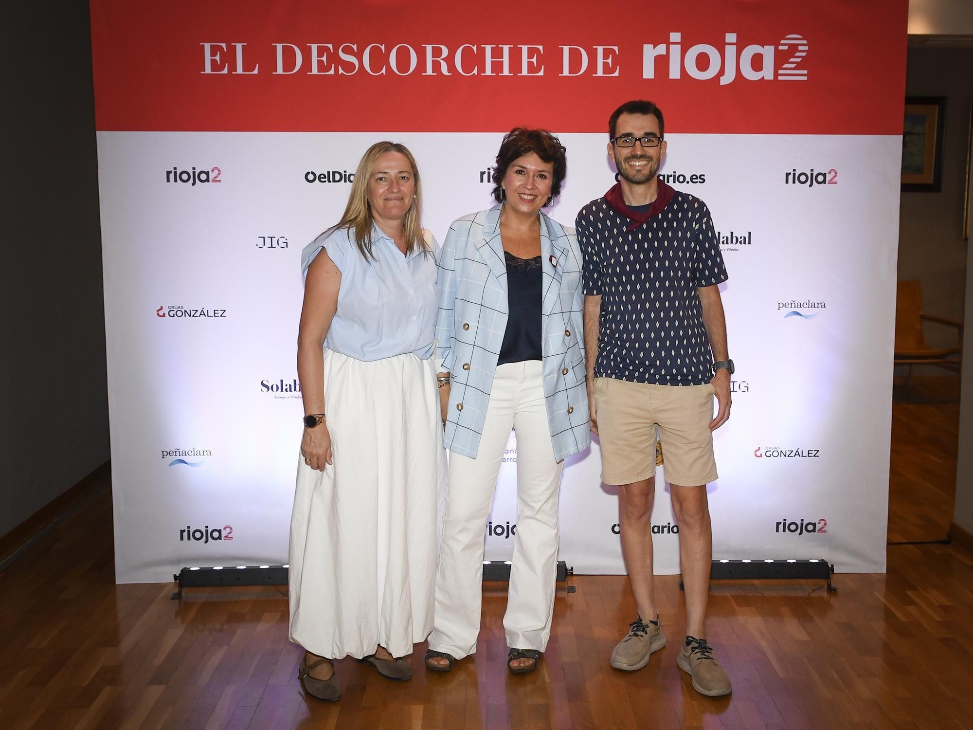 El secretario general de CCOO, Rodrigo Alfaro, con Beatriz Ramírez