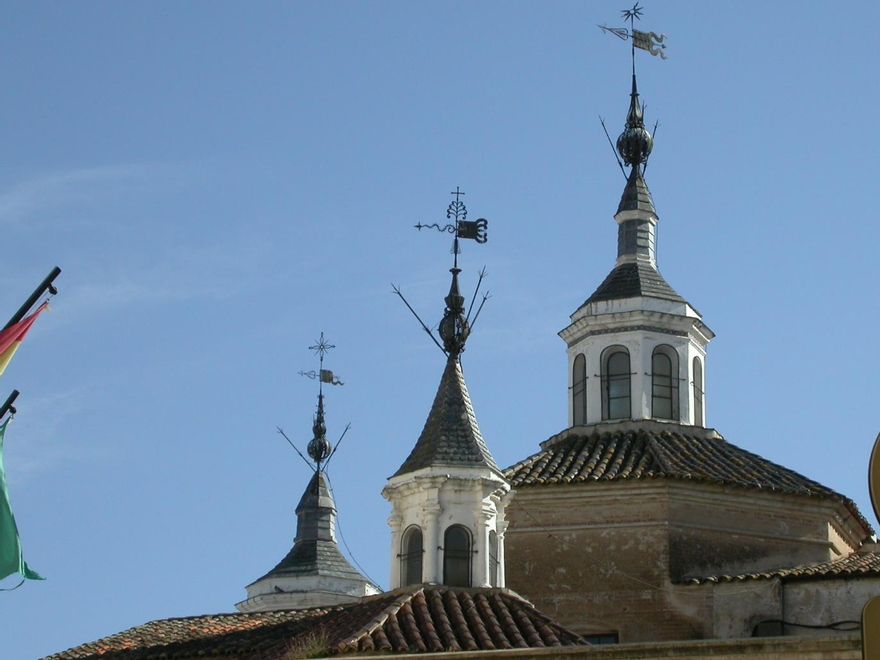 Veletas en las alturas de la Catedral de Badajoz.