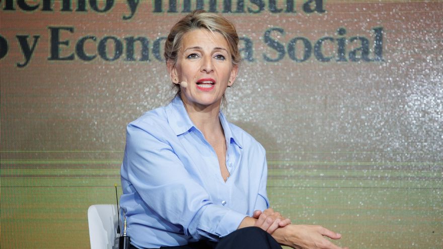 La vicepresidenta segunda y ministra de Trabajo y Economía Social, Yolanda Díaz, en una imagen de archivo.