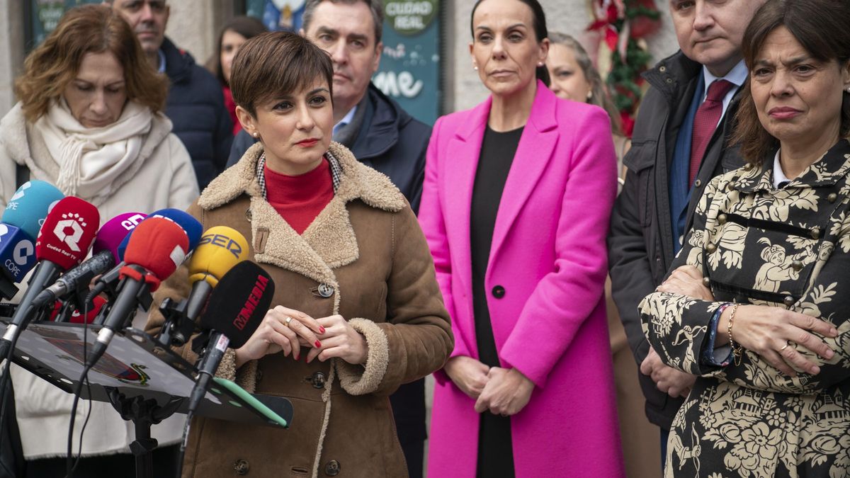 La ministra de Política Territorial y Portavoz del Gobierno, Isabel Rodríguez, en Ciudad Real