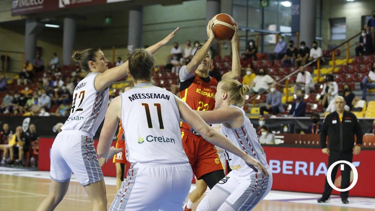 Las imágenes del España - Bélgica