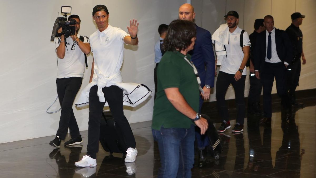 Fotogalería | Llegada de los jugadores del Real Madrid a Gran Canaria