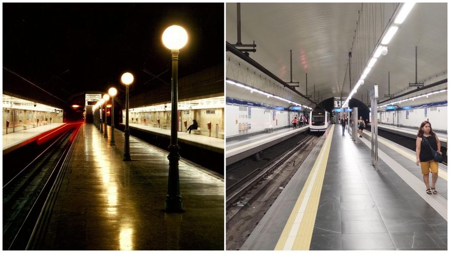 Cuando la línea 6 de Metro de Madrid se alumbraba con farolas de calle: las imágenes de su apertura ochentera