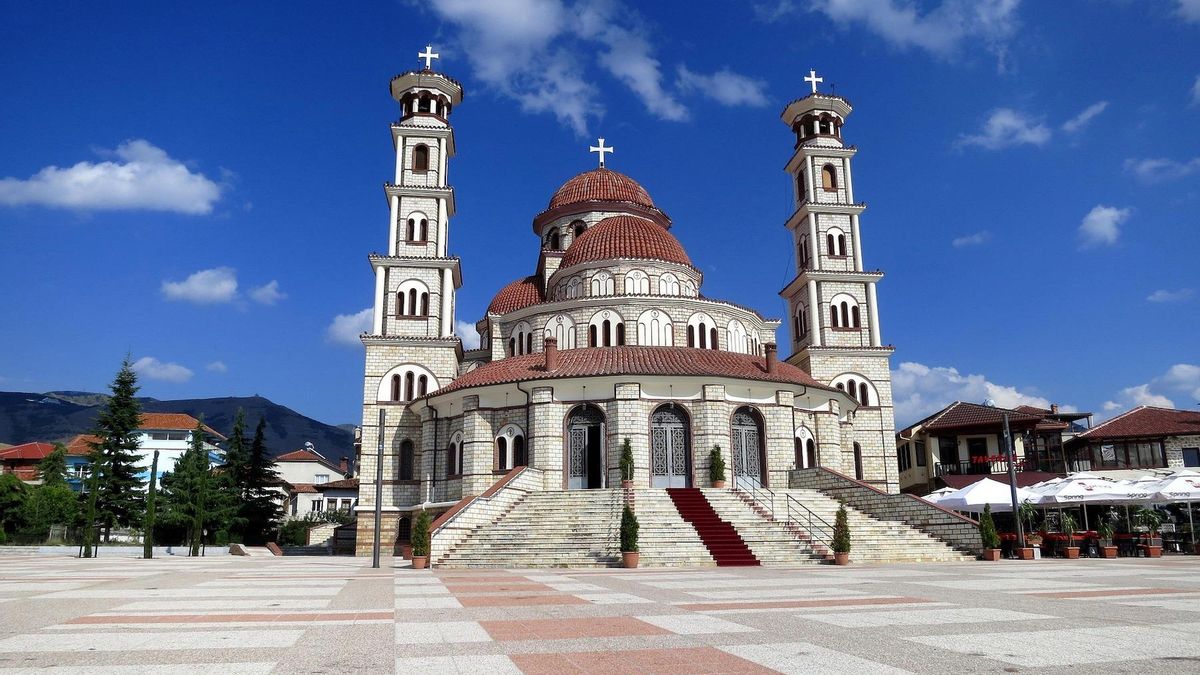 Korça, en Albania.